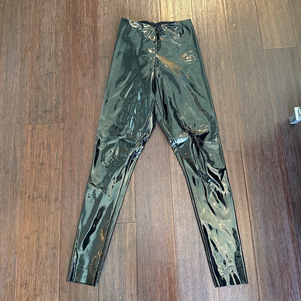 Commando Black Patent Leggings